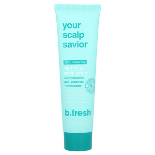 b.fresh, Exfoliante purificante para el cuero cabelludo, Nenúfar silvestre, 100 ml (3,3 oz. líq.)