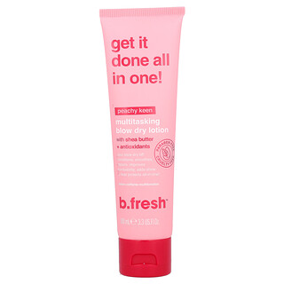 b.fresh, Loción multipropósito para el secado con secador, Peachy Keen, 100 ml (3,3 oz. líq.)