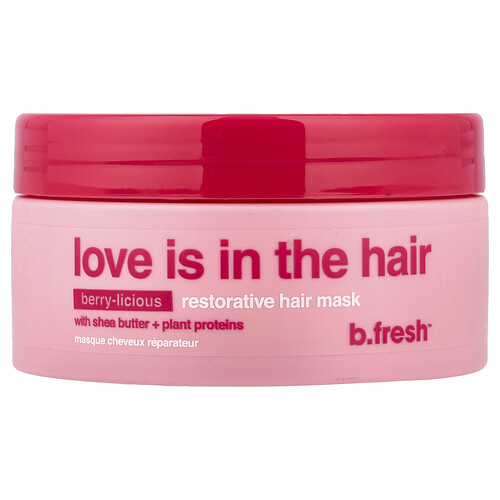 b.fresh, Liebe steckt im Haar, restaurative Haarmaske, mit Beerengehalt, 200 ml