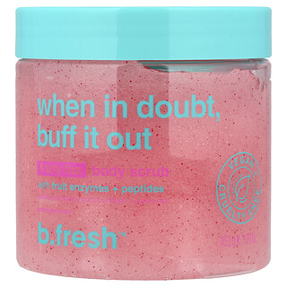 b.fresh, Exfoliante corporal con enzimas frutales y péptidos, Efervescencia frutal, 453 g (16 oz)