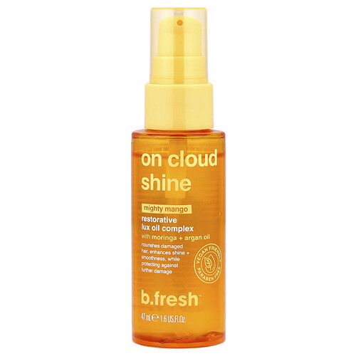 B.fresh On Cloud Shine, Restorative Lux Oil Complex, Mighty Mango, 1.6 fl oz (47 ml)