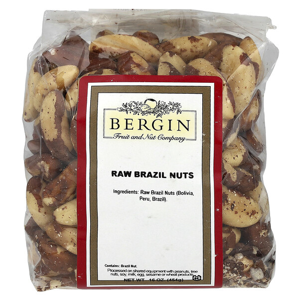 Bergin Fruit and Nut Company Raw Brazil Nuts, 16 oz (454 g)