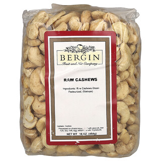 Bergin Fruit and Nut Company, Anacardos crudos, 454 g (16 oz)