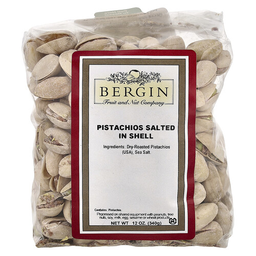 Bergin Fruit and Nut Company, Pistazien in der Schale gesalzen, 340 g (12 oz.)