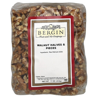 Bergin Fruit and Nut Company, Walnut Halves and Pieces, 11 oz (312 g)