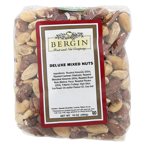 Bergin Fruit and Nut Company, Nuss-Mix Deluxe, 454 g (16 oz.)