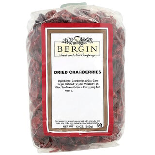 Bergin Fruit and Nut Company, Cranberries Desidratados, 340 g (12 oz)