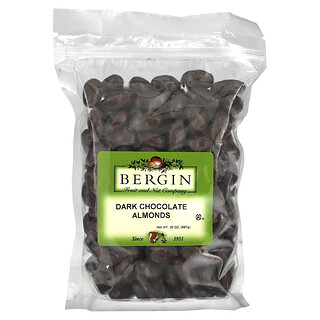 Bergin Fruit and Nut Company, Amandelen met pure chocolade, 567 g