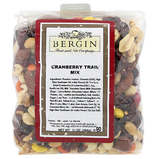 Bergin Fruit and Nut Company, Mezcla de frutos secos y arándanos rojos, 454 g (16 oz)