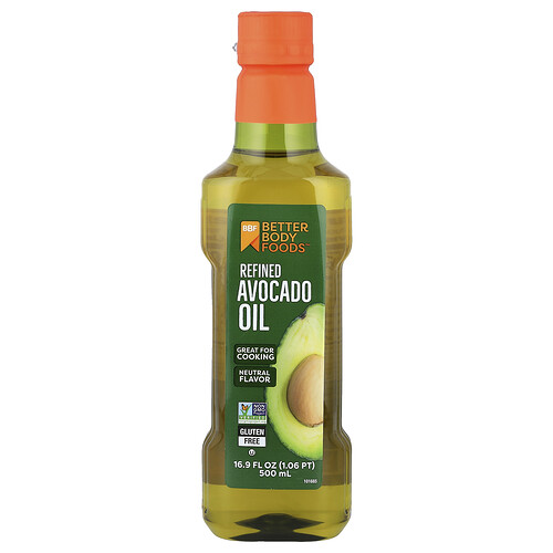 BetterBody Foods, Refined Avocado Oil, 16.9 fl oz (500 ml)