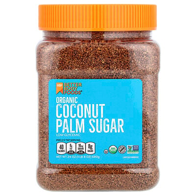 BetterBody Foods Organic Coconut Palm Sugar 1 lb 8 oz 680 g