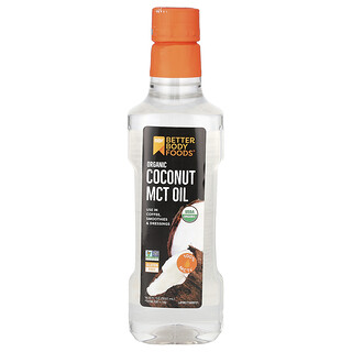 BetterBody Foods, Organic Coconut MCT Oil, 16.9 fl oz (500 ml)
