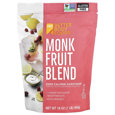 BetterBody Foods, Mezcla de fruto del monje, 454 g (16 oz)