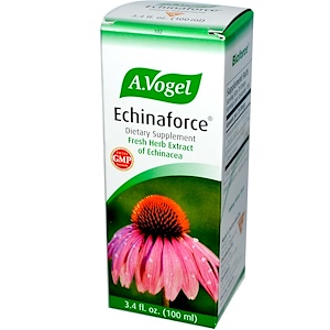 Отзывы о А Вогел, Echinaforce, Fresh Herb Extract of Echinacea, 3.4 fl oz (100 ml)
