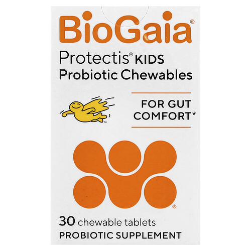 Biogaia , Probiotic Supplement, Lemon Flavored, 30 Chewable Tablets - Image 2