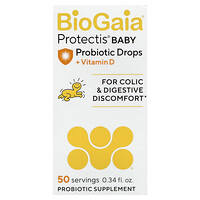 Protectis Baby, Probiótico para bebés en gotas con vitamina D, 10 ml (0,34 oz. líq.)