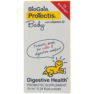 Biogaia Protectis Baby With Vitamin D Digestive Health Probiotic Supplement 034 Fl Oz 10 Ml