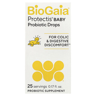 BioGaia, Protectis® Baby，益生菌滴剂，1 亿 CFU，0.17 液量盎司（5 毫升）