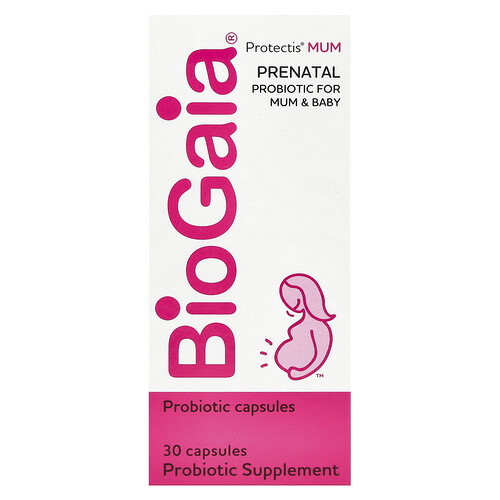 iHerb UK - Biogaia , Protectis® Mum, Prenatal Probiotic For Mum & Baby, 100 Million Cfu, 30 Capsules