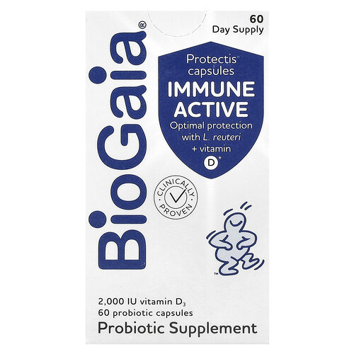 Biogaia Immune Active, Protectis® Capsules, 60 Capsules