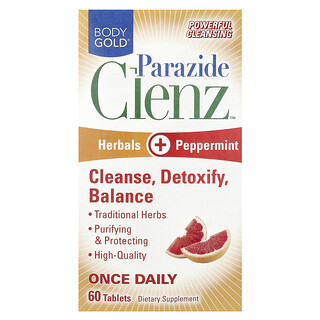 BodyGold, Parazide Clenz, 60 tablet