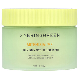 Bringgreen (브링그린), 쑥(Artemisia Cera), 카밍 모이스처 톤 패드, 150g(5.29oz)