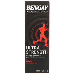 Бенгэй, Topical Analgesic Cream, Ultra Strength, 4 oz (113 g) отзывы