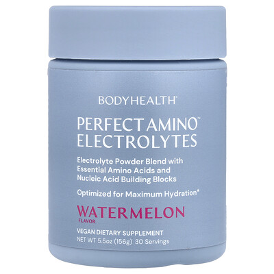 Product Image for BodyHealth, Perfect Amino Electrolytes, Watermelon , 5.5 oz (156 g)
