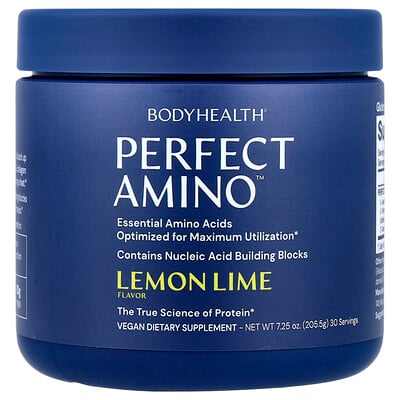 Product Image for BodyHealth, Perfect Amino , Lemon Lime, 7.25 oz (205.5 g)