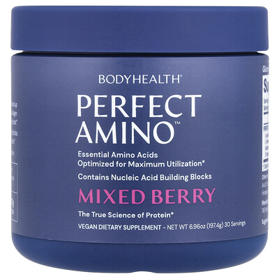 Product Image for BodyHealth, Perfect Amino , Mixed Berry , 6.96 oz (197.4 g)
