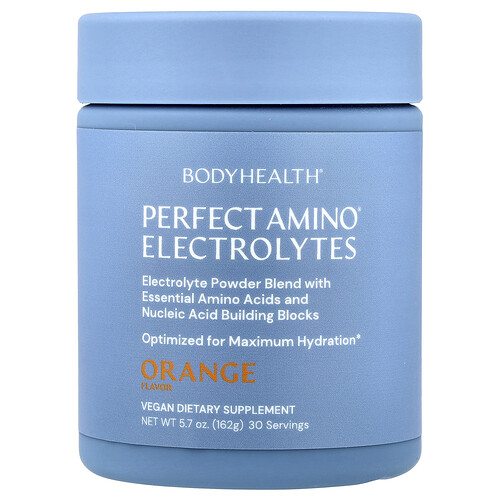Bodyhealth Perfect Amino® Electrolytes, Orange, 5.7 oz (162 g)