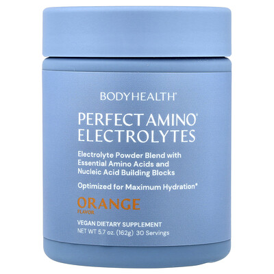 Product Image for BodyHealth, Perfect Amino Electrolytes, Orange, 5.7 oz (162 g)