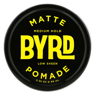 Byrd Hairdo Products, Matte Pomade, Medium Hold, 3.35 oz (99 ml)
