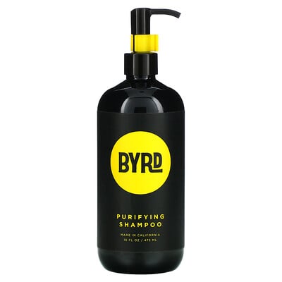 Byrd Hairdo Products Очищающий шампунь, для всех типов волос, с соленым кокосом, 473 мл (16 жидк. Унций)  - купить со скидкой