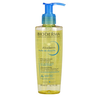 Bioderma, Atoderm，超滋養抗刺激卸妝油，2 液量盎司（200 毫升）