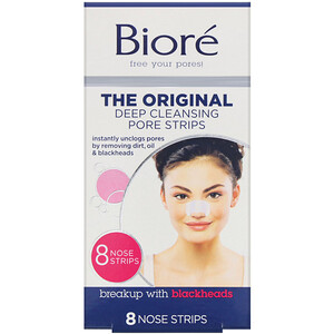 Biore, Deep Cleansing Pore Strips, 8 Nose Strips отзывы
