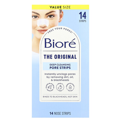Product Image for Biore, Deep Cleansing Pore Strips, 14 Nose Strips