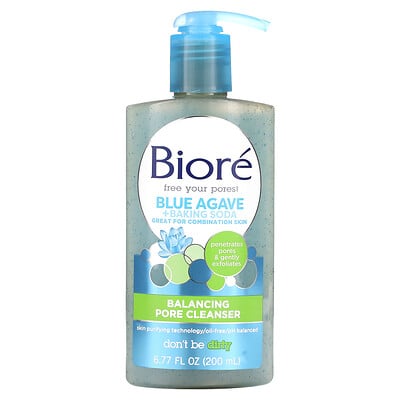 

Biore Balancing Pore Cleanser Blue Agave + Baking Soda 6.77 fl oz (200 ml)