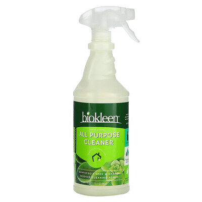 Купить Biokleen Универсальное очищающее средство, спрей и салфетки, 946 мл (32 жидк. Унции)