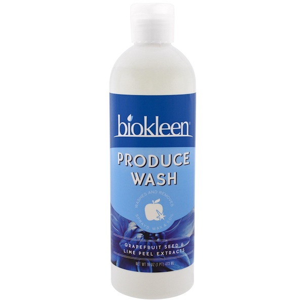 Bio Kleen, Produce Wash, Grapefruit Seed & Lime Peel Extracts, 16 fl oz (473 ml) iHerb
