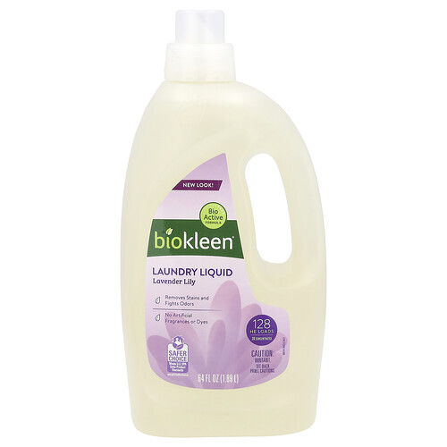 Biokleen Laundry Liquid, Lavender Lily , 64 fl oz (1.89 L)