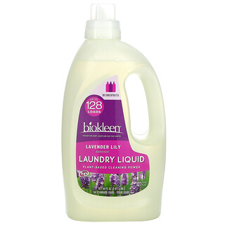 Biokleen, Laundry Liquid, Lavender Lily Essence, 64 fl oz (1.89 L)