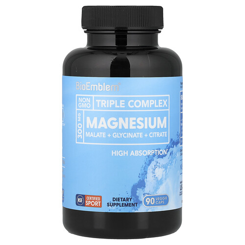 Bioemblem Magnesium, Triple Complex , 90 Veggie Caps