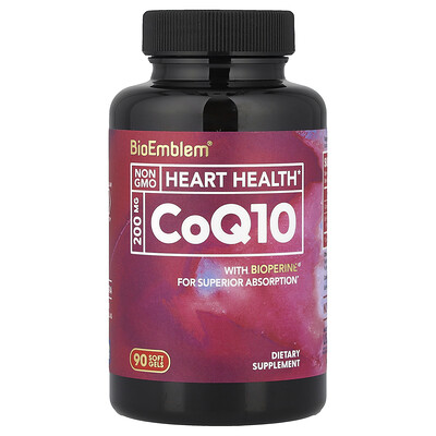 BioEmblem, CoQ10 con BioPerine®, 90 cápsulas blandas