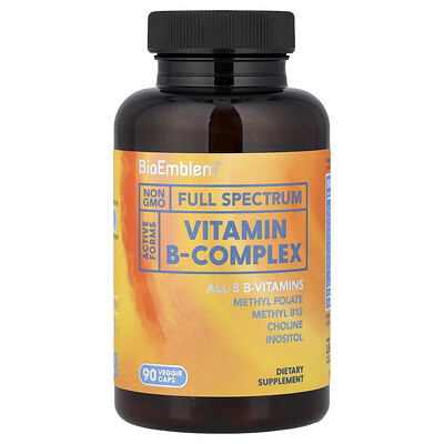 Product Image for BioEmblem, Vitamin B-Complex, 90 Veggie Caps