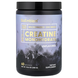 BioEmblem, Kreatin-Monohydrat, geschmacksneutral, 300 g (10,6 oz.)
