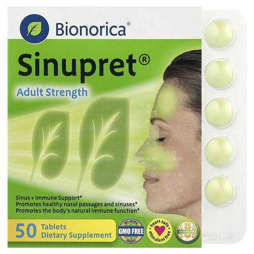 Bionorica Sinupret®, Adult Strength, 50 Tablets