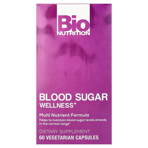 Bio Nutrition Blood Sugar Wellness, 60 Vegetarian Capsules