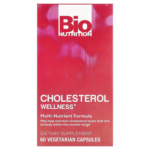 Bio Nutrition, Cholesterol Wellness, 60 vegetarische Kapseln