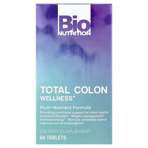 Bio Nutrition Inc 1043017 Total Colon Wellness - 60 Tablets